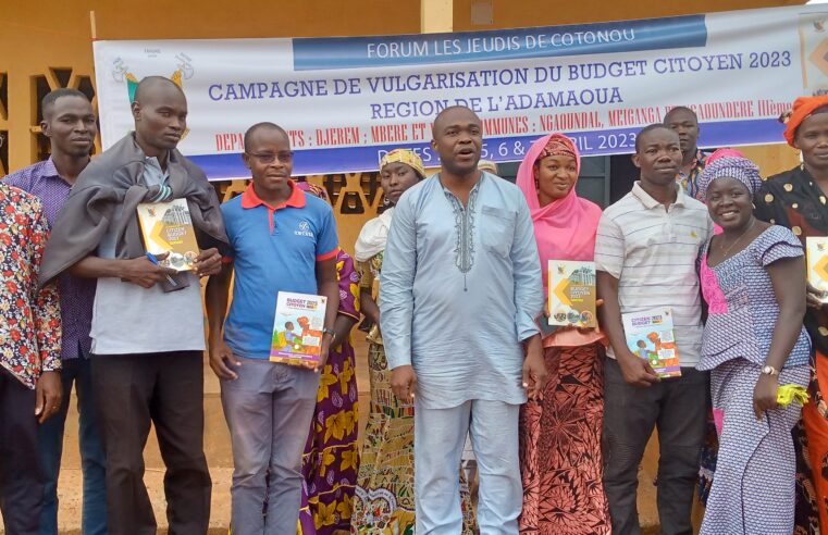 Grand-nord: La campagne de vulgarisation du budget citoyen 2023 par l’organisation les jeudis du Cotonou.